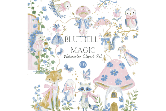 Download Fairy Woodland Clipart Set - Fairy woodland Collection