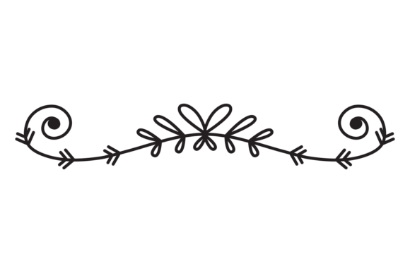 Download Decorative Header with Ornate Swirls. El - Header Collection