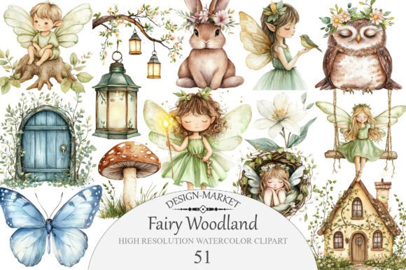 Download Fairy Woodland Clipart - Fairy woodland Collection